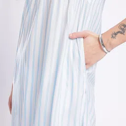 fusion by glitchez Striped Kurta Set image 4