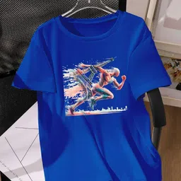 KPOP Girls Graphic Printed Round Neck T-shirt-image-70