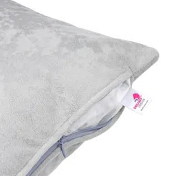 DREAMY URBAN Grey Set Of 2 Square Cushion Covers image 2