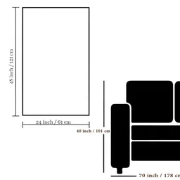 nestroots Yellow & Blue Cat Canvas Painting Wall Art image 4