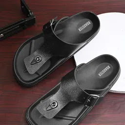 The Roadster Lifestyle Co. Men T Straps Slip On Sandals-image-92