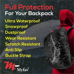 RITIT BAGS COVER BACKPACK RAIN-DUST-COVER WATERPROO LAPTOP BAG COVER Waterproof School Bag Cover image 5