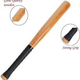 singhals Heavy Quality Non-Slip Baseball Bat Willow Baseball Bat For 15+ Yrs image 1