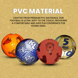 ultimate goal Kids' Orange Ball | Soft, Bouncy & Durable | Ideal for Toddlers & Children Football - Size: 3 image 4