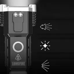 lor 6 in 1 Hammer Torch – High Power Rechargeable LED Flashlight Torch image 5