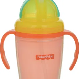 fisher-price Premium Self Feeding Water Bottle Handle With Straw, LeakProof Toddlers Bottle image 3