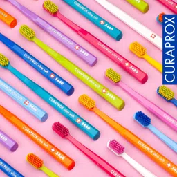 curaprox CS 5460 Toothbrush | Extra gentle bristles | Swiss Oral Care| Pack of 3 Extra Soft Toothbrush image 2