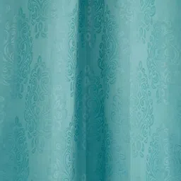 swayam Faux Silk Blackout 5 Feet Eyelet Window Curtains (Set Of 2) image 5