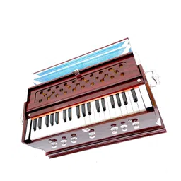 khalsa musical (Two Fold Bellow, Bass Reed, Male Reed) Red TOPPER 3.2 Octave Hand Pumped Harmonium (Two Fold Bellow, 3.2 Octave Hand Pumped Harmonium-picture-27