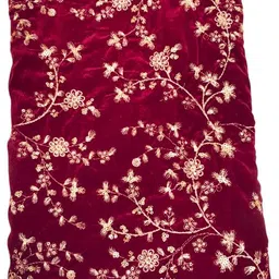 seg Unstitched Velvet Multi-purpose Fabric Embroidered, Embellished image 5