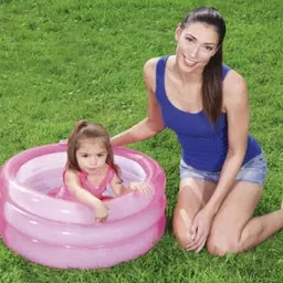 hornflow Inflatable Three Ring Baby Swimming Pool Bath Tub Inflatable Swimming Pool image 1