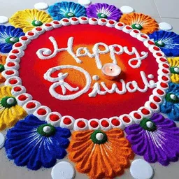 sanskar Pack of 9 Rangoli Powder image 3