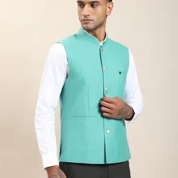 turtle Solid Men Waistcoat image 4