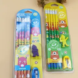 paper bear Combo Cute Cartoon Stationery Set HJ8862 Pencil-picture-19