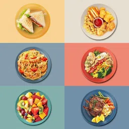 yanci 23 cm Large Plastic Plates, Unbreakable and Reusable Light Weight Dinner Plates Dinner Plate image 2