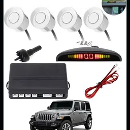 peeps store Car Premium 4 White Reverse Parking Sensor-AP25A238 Car Premium 4 White Reverse Parking Sensor-AP25A238 Parking Sensor-picture-33