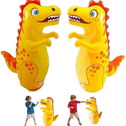 pulsbery Hit Me (Multicolor bouncer toy For Toddlers) Multi Pack / Pack Of 1 Inflatable HitMe Toys image 2