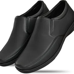 AAESHU Men’s Stylish Leather Slip-On Shoes | Casual & Formal Office Wear Slip On For Men image 3