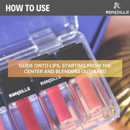 ronzille Mini Long Lasting Waterproof Non Transfer Liquid Lipstick-Kit Set of 8 image 3