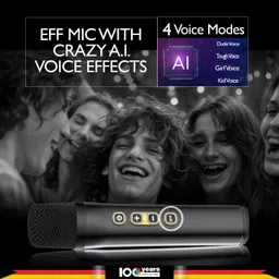 Blaupunkt ATOMIK Kolors 35W Boombox I Jazzy Halo Lights I Voice Changer Wireless Mic 35 W Bluetooth Party Speaker image 4