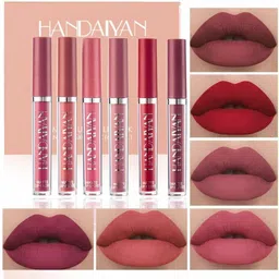 inwish Waterproof 72Hours stay matte liquid lipstick combo pack of 6 image 4