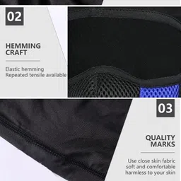 aksmit Black, Blue Helmet Skull Cap for Men & Women image 2