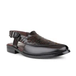 PRIVO by Inc.5 Men Leather Shoe-Style Sandals-image-22