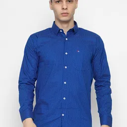 MODERNITY Comfort Polka Dot Printed Slim Fit Pure Cotton Casual Shirt-picture-16