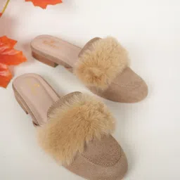 Dollphin Women Textured Round Toe Suede Party Block Sandals-picture-22