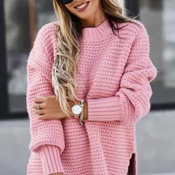 StyleCast Women Self Design Cable Knit Pullover Sweater-picture-16