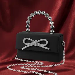 bebe Embellished Bucket Handheld Bag image 3