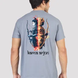 Greylongg Men Graphic Printed Round Neck Cotton T-shirt-picture-22