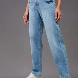 Miss Chase Women Wide Leg High-Rise Light Fade Stretchable Jeans-picture-40