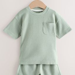 NEXT Boys Cotton T-shirt with Shorts-picture-12