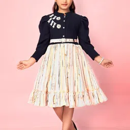 Muhuratam Peach Georgette Dresses-picture-53