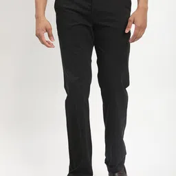 Indian Terrain Men Kansas Regular Fit Mid-Rise Trousers-picture-14