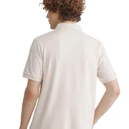 RARE RABBIT Men Solid Polo Collar Cotton T-shirt image 4