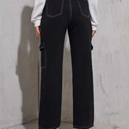 BROADSTAR Women Smart Straight Fit High-Rise Stretchable Jeans image 4