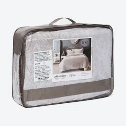 Monte Carlo Grey 300 TC King Bedsheet with 2 Pillow Covers 393 GSM image 5