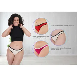 KELLPAR 3-Pcs Low Rise Thong Briefs image 3
