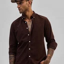 Snitch Men Smart Button-Down Collar Textured Casual Shirt-image-15