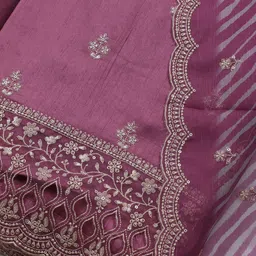 Meena Bazaar Embellished Sequinned Unstitched Dress Material image 3