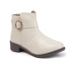 Sole Saga Women Block-Heeled Round-Toe Winter Boots image 5