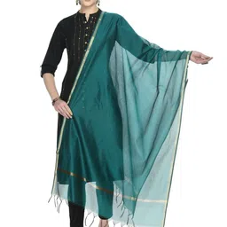 A R SILK DUPATTA HUB Art Silk Dupatta with Zari-picture-17