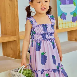 LULU & SKY Floral Print A-Line Dress image 2