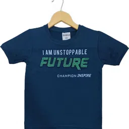 Little funky Unisex Blue Tshirts-image-11