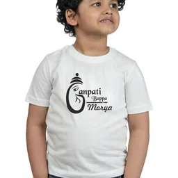 Chombooka Kids Printed Pure Cotton T-shirt-image-92