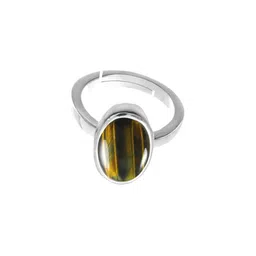 GenZcomplex Silver-Plated Brass Crystals Finger Ring-picture-24