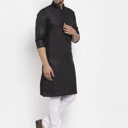 Attigo Band Collar Straight Kurta image 2