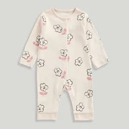 mothercare Girls Pack of 3 Printed Sleepsuit image 5